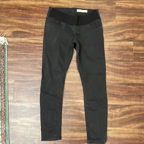 Black ASOS Maternity Denim Jeans - Picture 1 of 3
